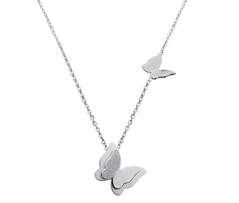 Edelstahl Schmetterling Creolen Für Frauen Schmuck Geschenk Weibliche Lange Quaste Matt Matte Tropfen Ohrringe Koreanische Gesendet Kostenlos