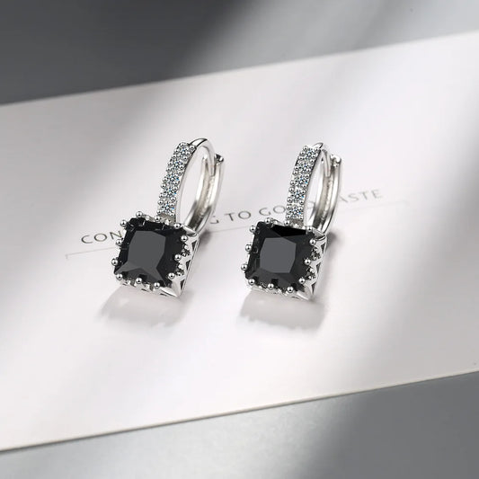 Neuer Ohrring aus 925er-Sterlingsilber mit AAA-Zirkon für Damen, Hochzeit, feiner Modeschmuck, Accessoires, Party, Urlaub, Geschenk
