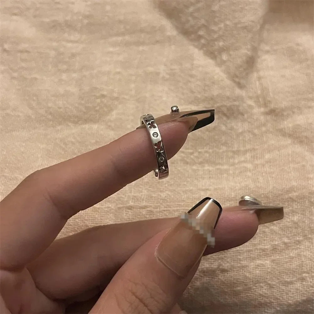 Bowknot Ringe Verstellbare Öffnung Ringe Für Frauen Mädchen Finger Kreise Zeigefinger Schmuck Zubehör Paar Ring