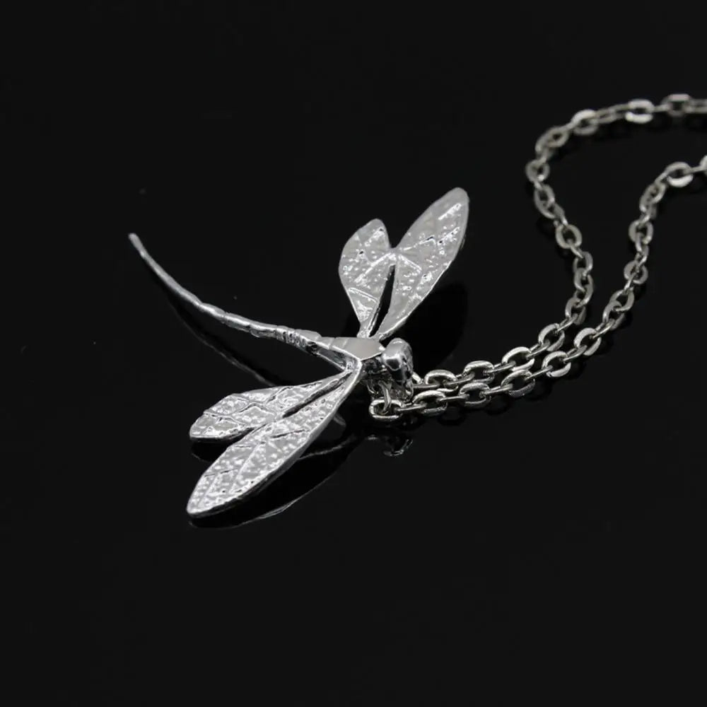 Modische Damen-Halskette, Libellen-Anhänger, Schlüsselbeinkette, Halskette, verstellbarer Schmuck, Geschenk, Govп, Ø наю Daugnaden Antara