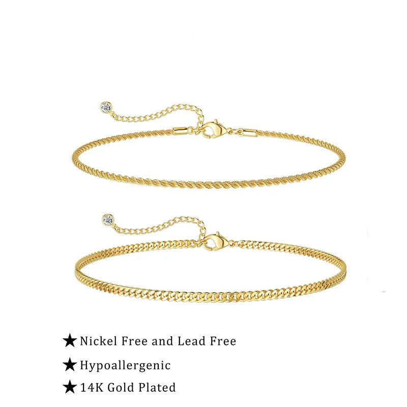 Edelstahl-Kettenarmbänder-Sets für Männer, wasserdicht, Twiste Cuban Link Chain Armband, Schmuck, Geschenke für Papa, Freund, Ehemann