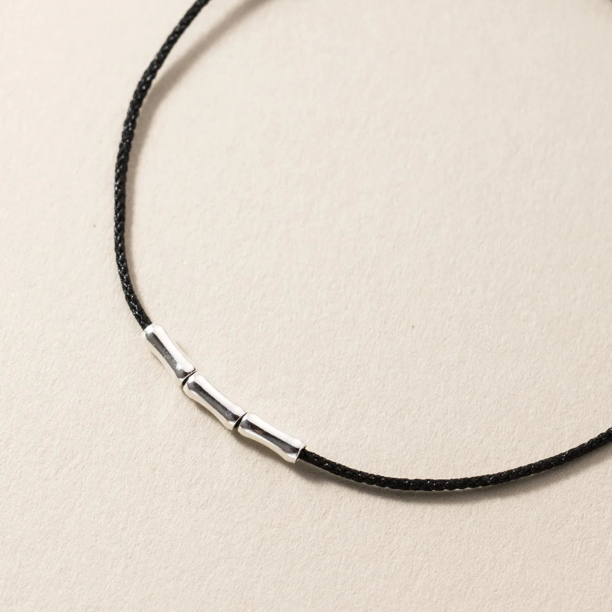 25cm Glück 925 Silber Seil Armbänder Frauen Silber Bambus Joint Tube Design rote Faden linie Schnur Armbänder für Frauen Mädchen