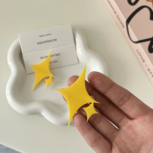 2 Stück süße Cartoon-Stern-Haarnadeln für Frauen Revue Starlight Kagura Hikari Cosplay Star Haarspangen Kopfbedeckung Mädchen Haarschmuck