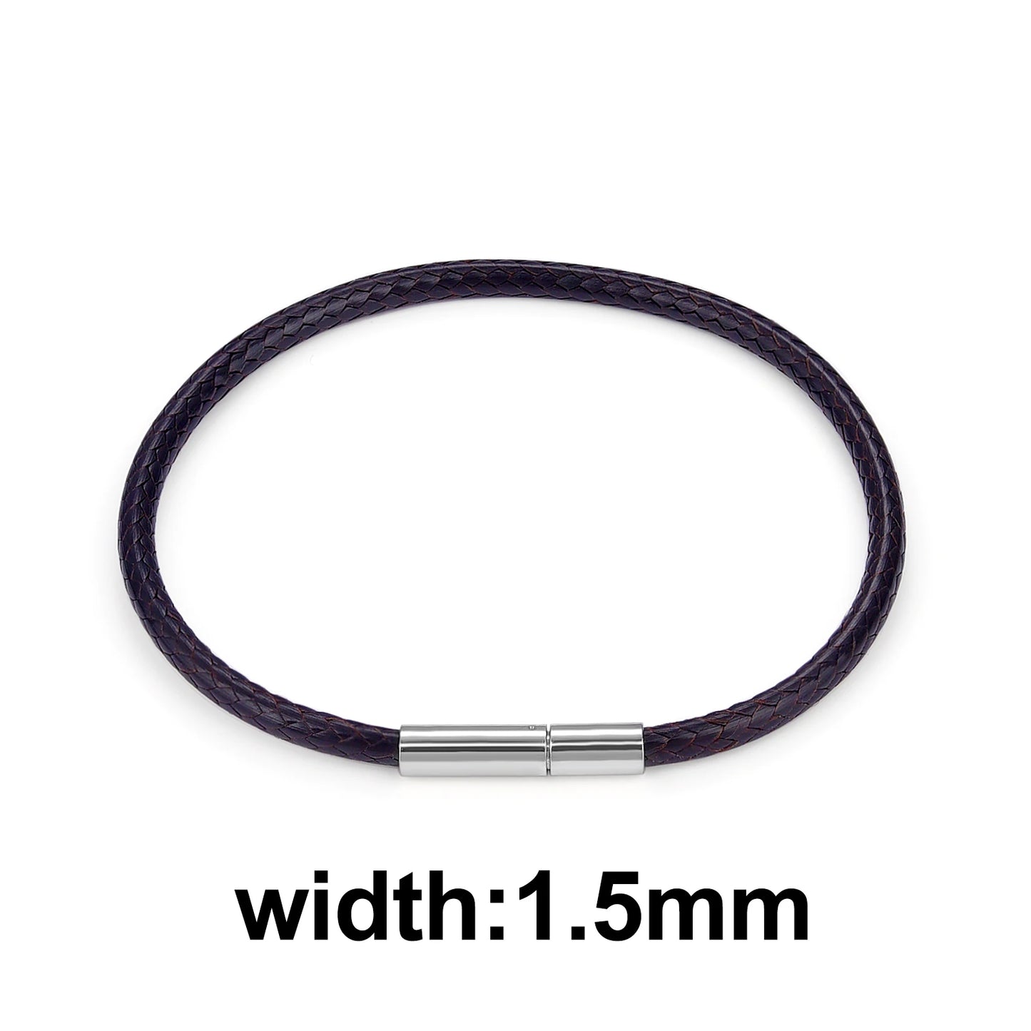 Mode handgemachte Leder gewachste Schnur Armbänder Glück Seil Armband & Armreifen für Frauen Männer Wachs Schnur Faden Armbänder