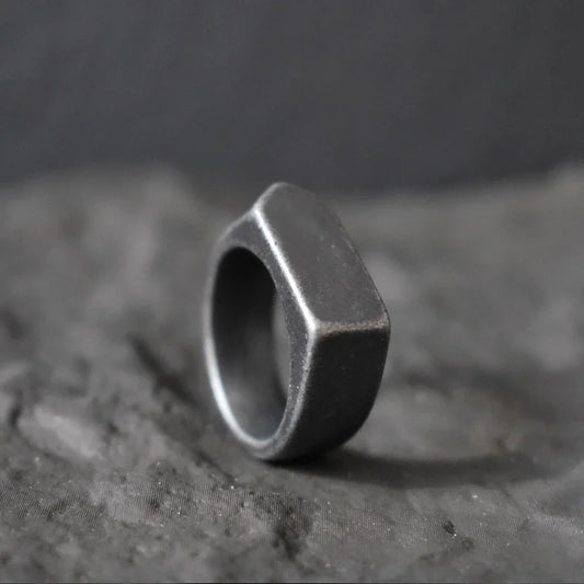 Klassische mattierte/glatte Pfeil-Tops für Herren, Rock-Punk-Ringe, coole Mode, Individualität, Siegelring für Damen und Herren, Party-Schmuck