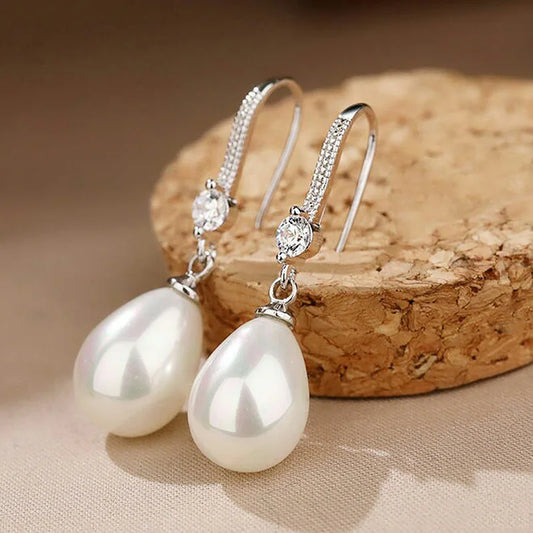 2-teilige trendige und elegante Perlen-Quastenohrringe für Damen, Outdoor-Reisen, Karneval, Party, Urlaubs-Ankleide-Geschenke – SMT034