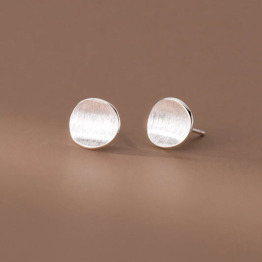 Rundes Piercing aus 925er Sterlingsilber mit Zuckerguss  Ohrstecker für Frauen, Hochzeit, Verlobung, Schmuck, Großhandel, Accessoires, Schmuck