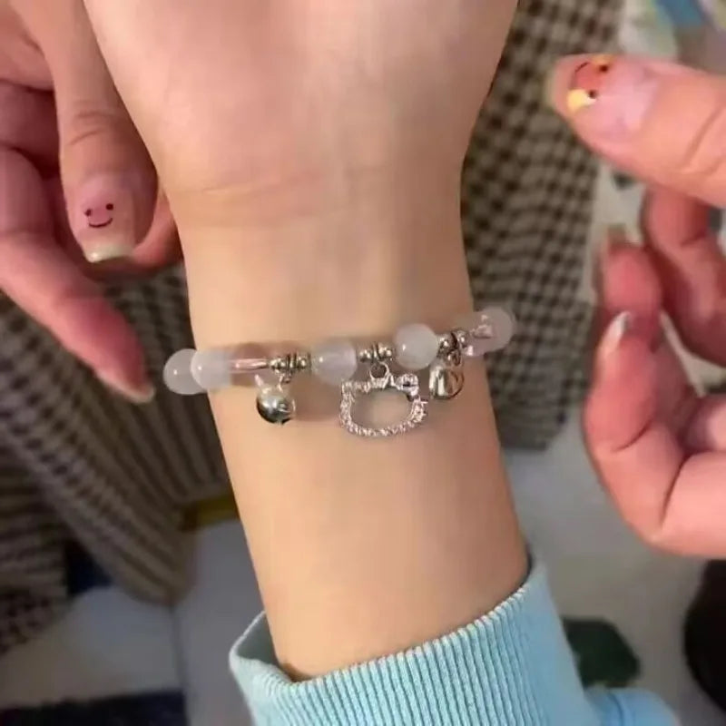 Neues Hellokittys Y2k Armband Kawaii Armband Verstellbarer Anhänger Cartoon Mode Mädchen Schmuck Geburtstag Weihnachten Frau Geschenk