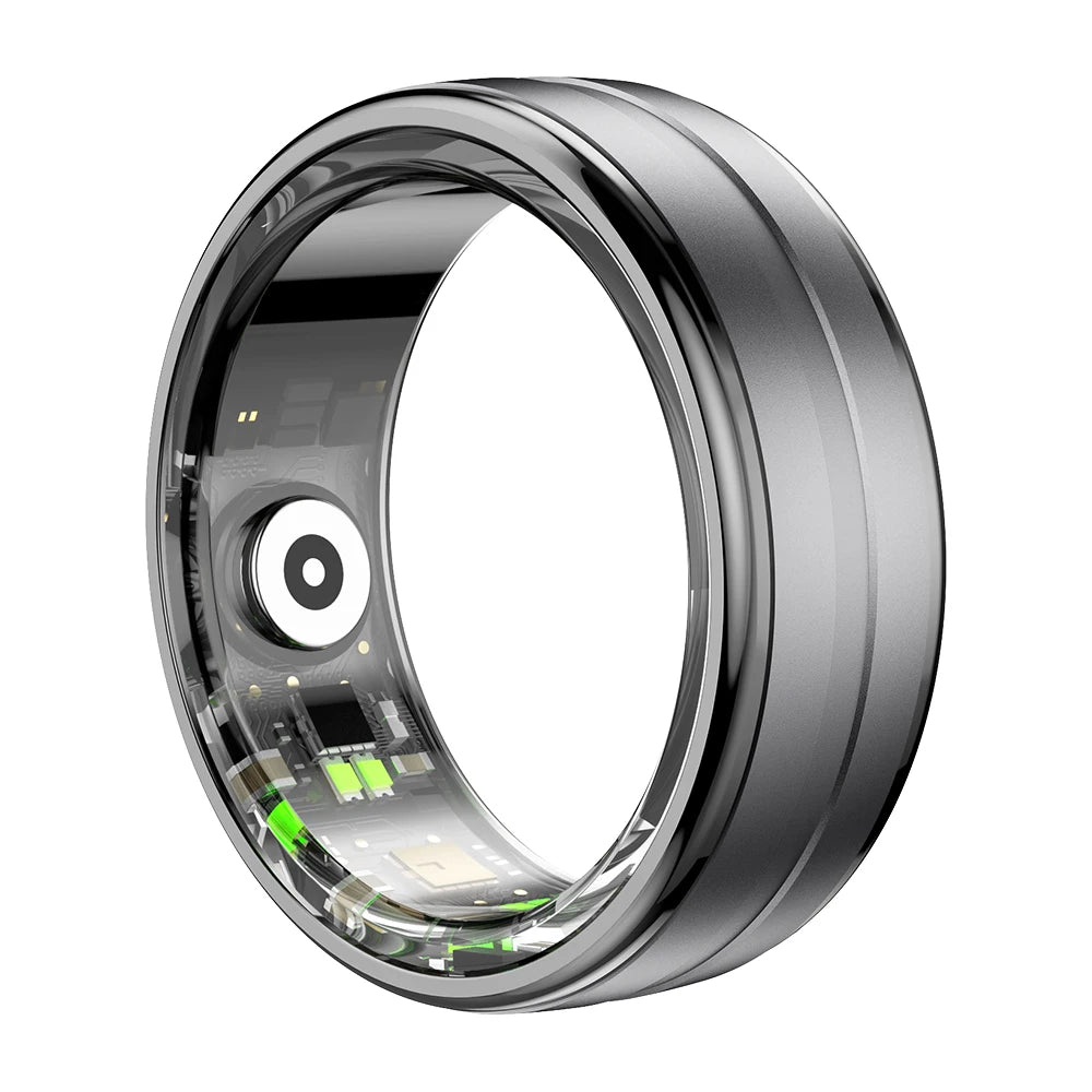 [2024] COLMI R06 Smart Ring Männer Frauen, Herzfrequenz- und Blutsauerstoffmonitor, IP68 und 5ATM wasserdicht, Multisportmodus
