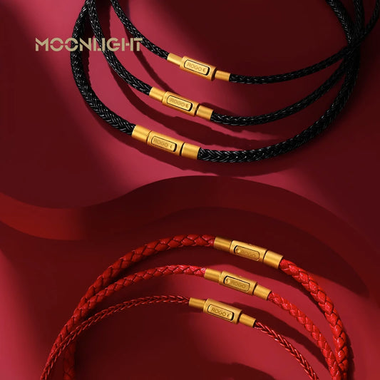 Einfache Stil Viel Glück Rot Leder Armband Für Unisex Grade 2mm DIY Perlen Edelstahl Dünne Armband Weibliche Mode schmuck