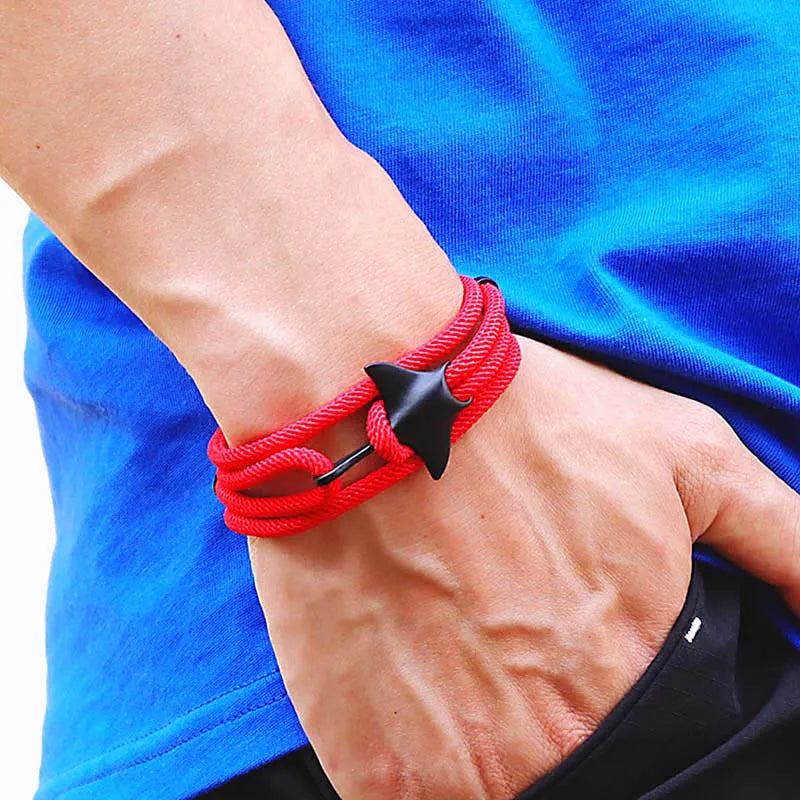 Bohemian Manta Rays Armband Trendy Marine Leben Handgemachte Wrap Braslet Männer Frauen Mulrilayer Seil Braclet Tier Schmuck Armband