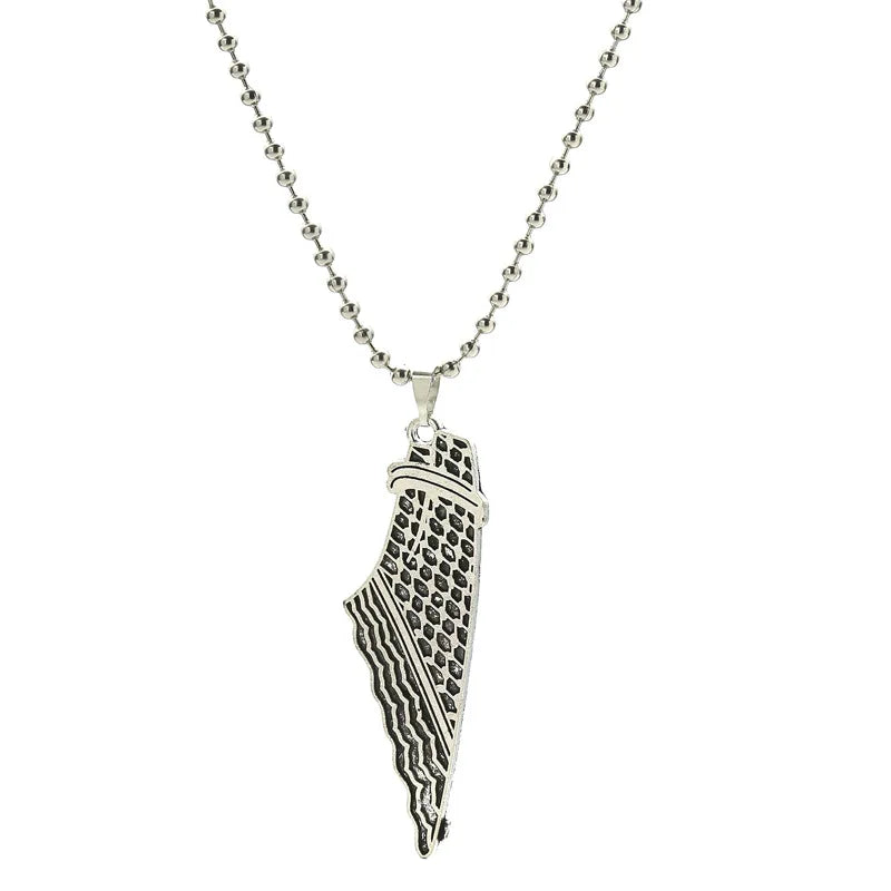 Keffiyeh Anhänger Kette Halskette Schal Form personal isierte Charme trend igen Schmuck Geschenk