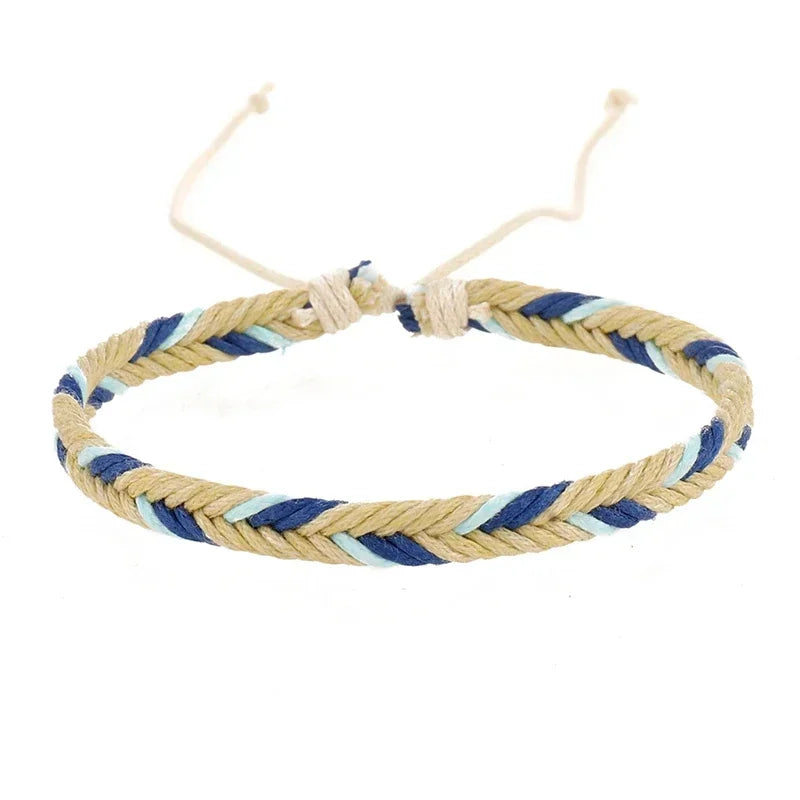 2024 Minimalistische Milan-Seil-Armbänder für Männer und Frauen, handgefertigt, verstellbar, roter Faden, Paar-Armband, Geschenk für beste Freundin