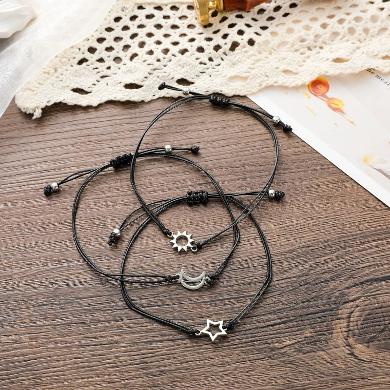 3 teile/los Freundschaft karte Armbänder Langstrecken beziehung versprechen Armband Party Geburtstags geschenk für beste Freunde Schwestern