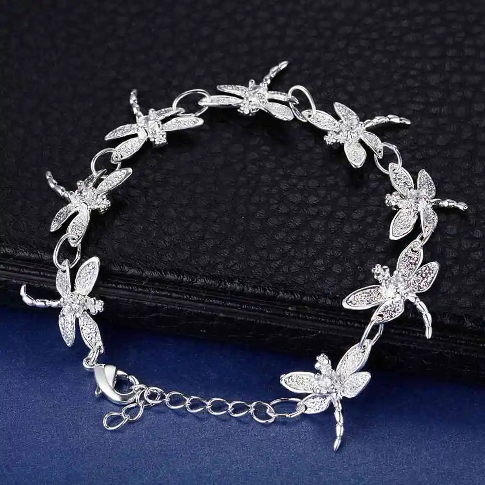 Neues Armband aus 925er-Sterlingsilber, hochwertige romantische Kette für Damen, modisch, Verlobungsfeier, Hochzeit, Schmuck, Geschenk