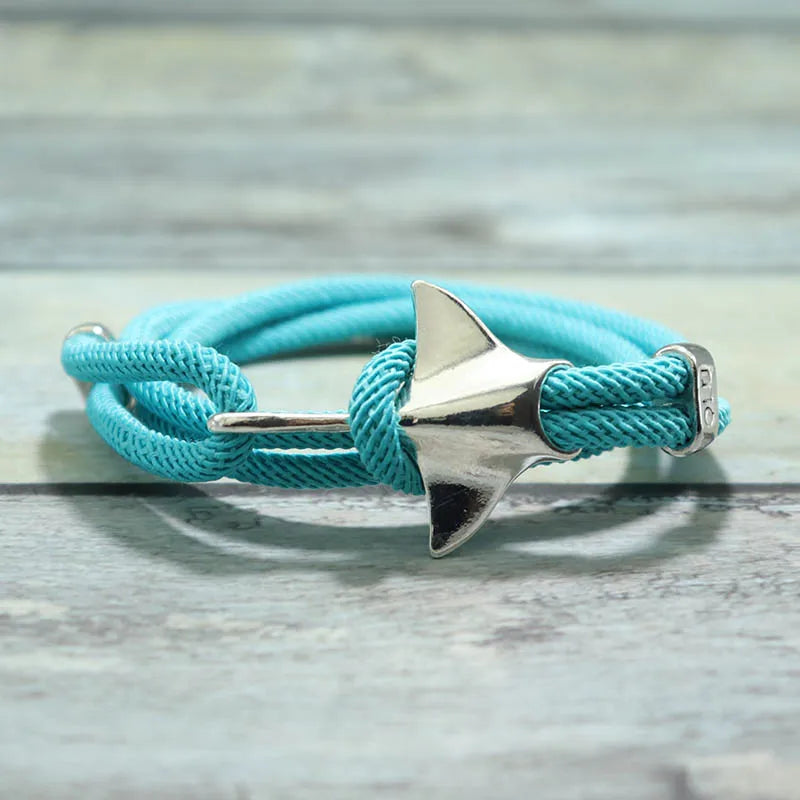 Bohemian Manta Rays Armband Trendy Marine Leben Handgemachte Wrap Braslet Männer Frauen Mulrilayer Seil Braclet Tier Schmuck Armband