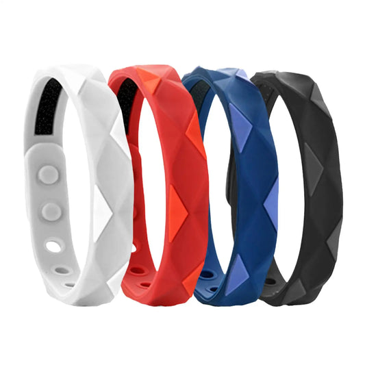 Antistatisches Sportarmband mit negativen Ionen, Ferninfrarot-Armband, magnetisches Ionen-Armband, Silikon-Balance, negatives Armband