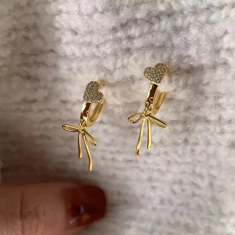VENTFILLE 925 Sterling Silber Bogen Knoten Ohr Clip für Frauen Mädchen Band Design Ballett Stil Süße Schmuck Geschenk Dropshipping