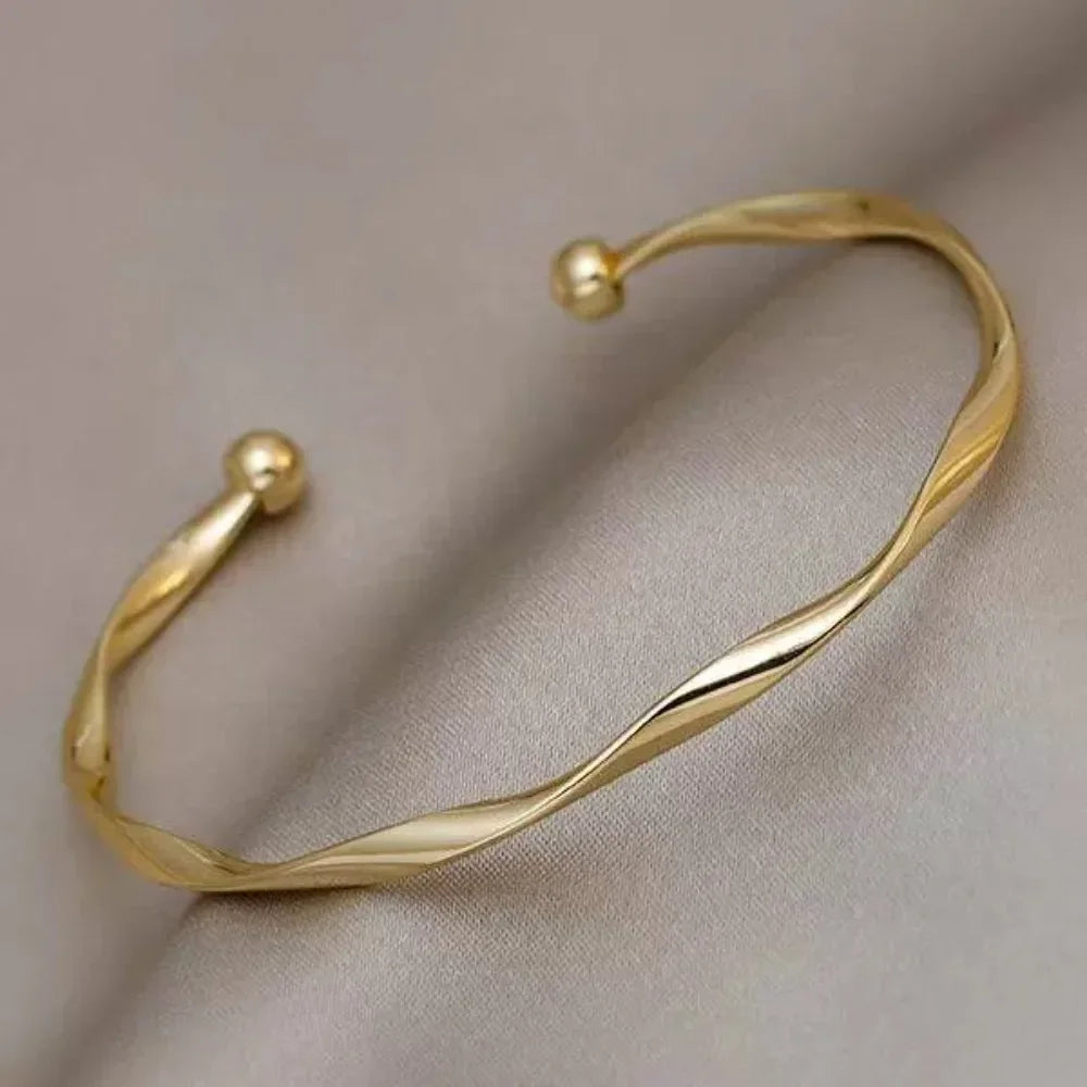 Neuer Modetrend einzigartiges Design elegante exquisite Twist einfache Armband Frauen Schmuck Hochzeits feier Premium Geschenk Großhandel