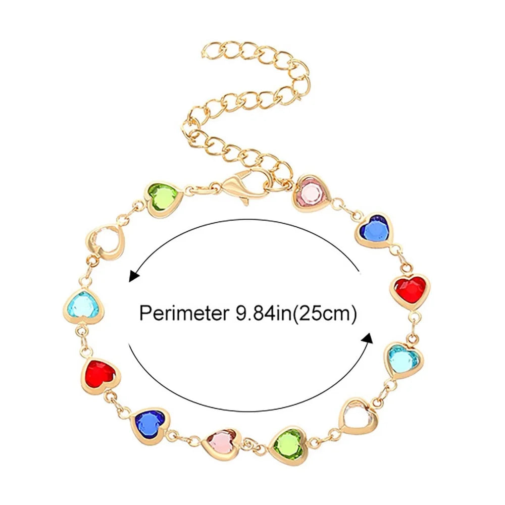 MEDFOLY Buntes süßes Gänseblümchen-Armband für Frauen, hypoallergen, kreative, zierliche Armbänder mit verstellbarer Kette, zarter Schmuck
