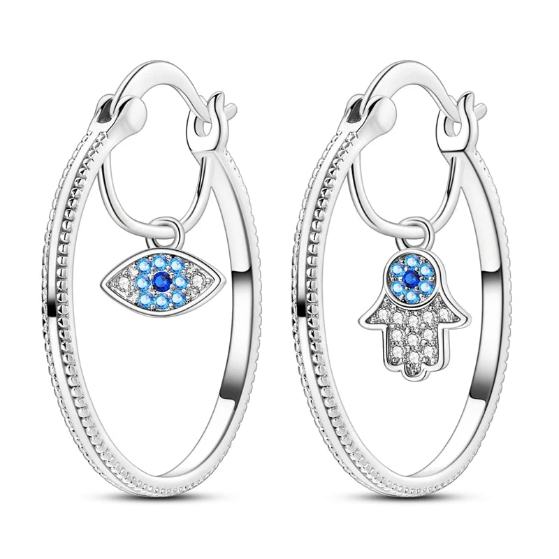 2025 neue 925 Sterling Silber Creolen Blumen Zirkon Tropfen Ohrringe Stud Für Frau Feine Geburtstag Hochzeit Schmuck Geschenke