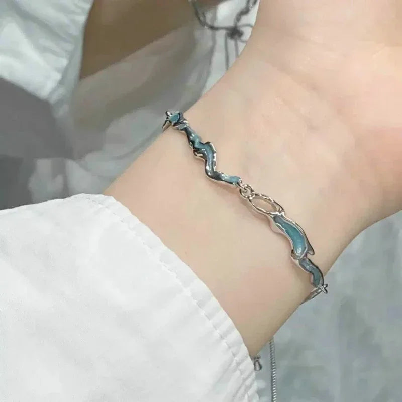Elegante Kristall Blumen Armband Für Frauen Y2K Süße Mädchen Mond Kirschblüte Bogen Zirkon Armbänder Luxus Designer Schmuck Geschenk