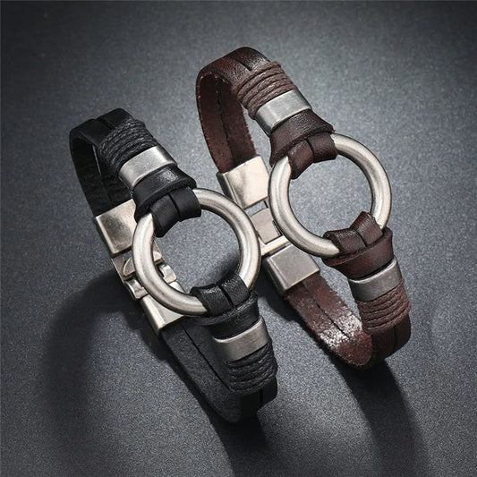 Letapi hochwertige geflochtene schwarze Leder armband für Männer Punk Vintage Unisex Charme Hochzeits schmuck Geschenk