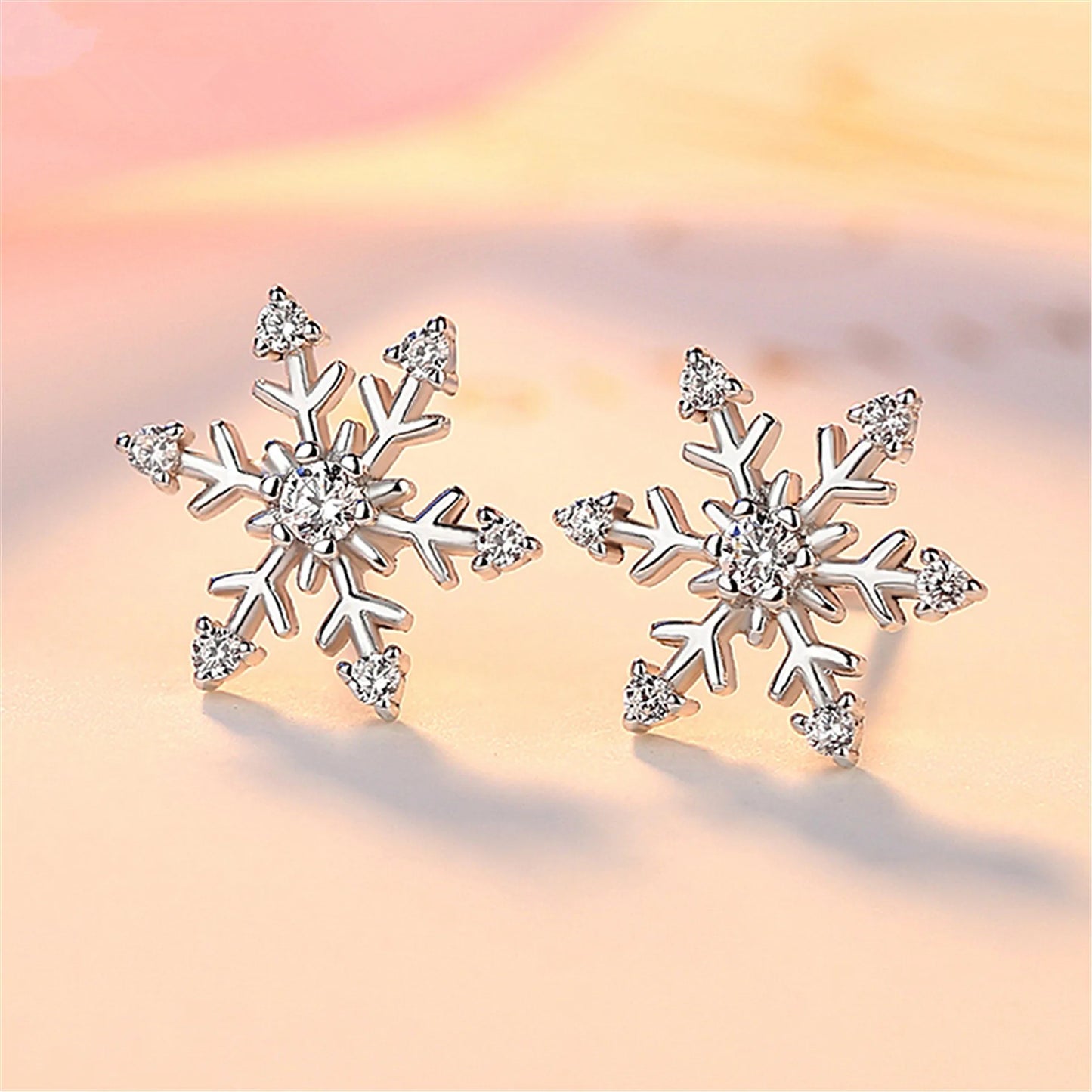 Stern-Ohrstecker aus 925er-Sterlingsilber, AAA-Zirkon, hohe Qualität für Damen, Ohrring, Hochzeit, Modeschmuck, Accessoires, Party-Geschenk