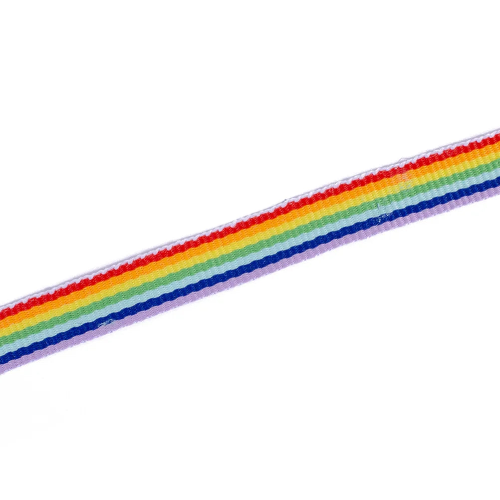 2 Stück Rainbow Pride Armband Armband Seil gewebt Freundschaft für Männer LGBTQ Ursache Unterstützung Partys Unisex Trendy