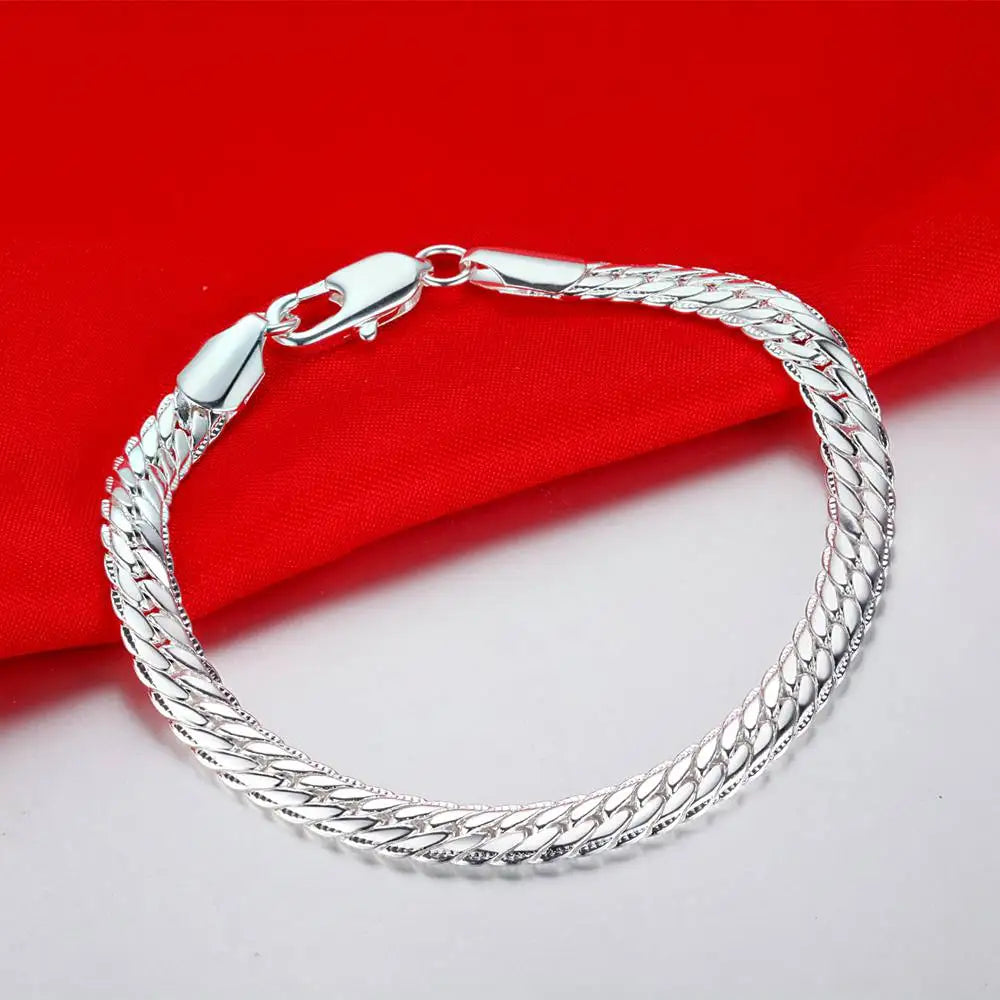 Neues Armband aus 925er-Sterlingsilber, hochwertige romantische Kette für Damen, modisch, Verlobungsfeier, Hochzeit, Schmuck, Geschenk