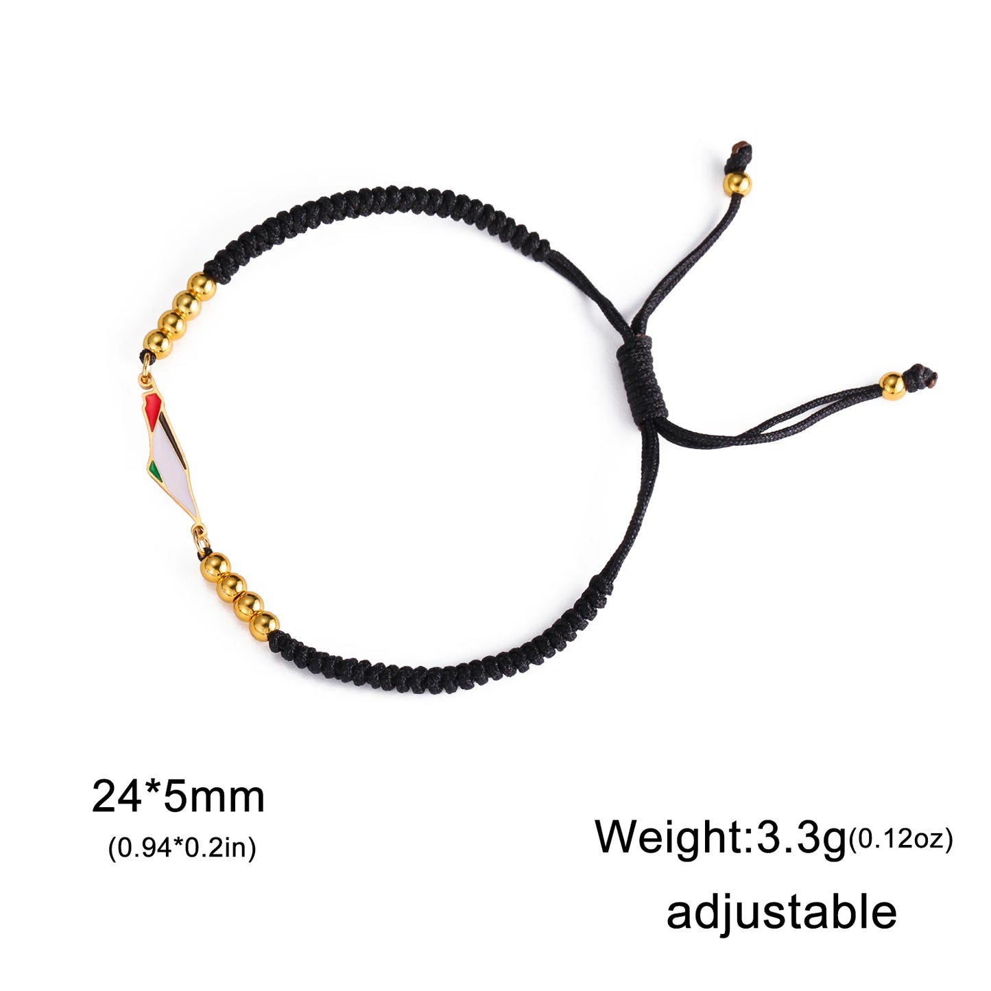 Israel Palästina Karte Anhänger Edelstahl Armband Männer und Frauen Mode Ethnische Party Multi Stil Armband Schmuck Geschenk