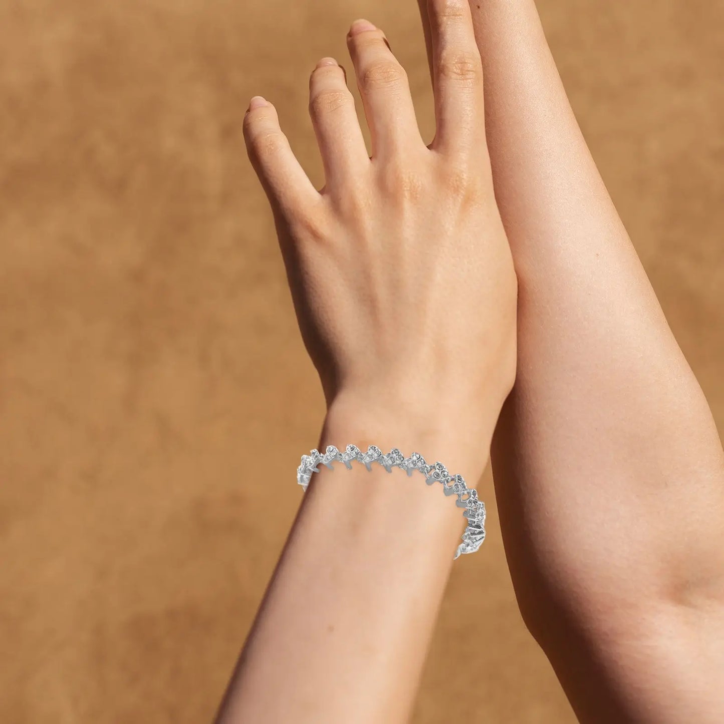 Kristall Wristb Exquisite Schmuck Frauen Armreif Frauen Armreif Mode Accessoires Geschenk Strass Armband Idee