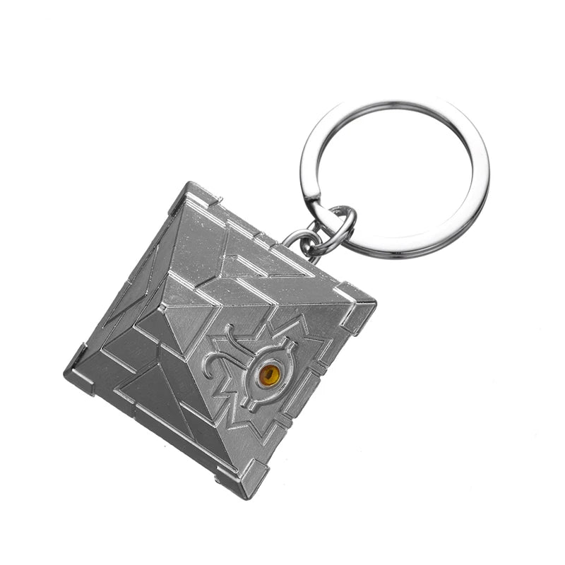 Anime Yu-Gi-Oh Halskette YGO Puzzle YuGiOh Yugi Millennium Pyramide Anhänger Schlüsselanhänger für Frauen Männer Ägyptisches Auge des Horus Schmuck