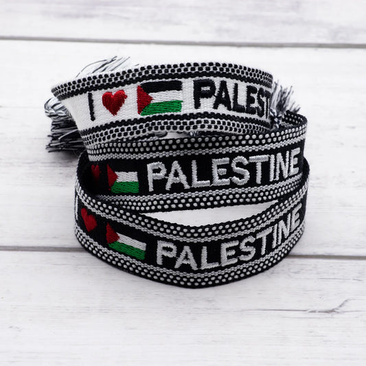 Mode handgewebte Flagge Stickerei Muster Armbänder für Frauen Männer ethnische Armband Schmuck Geschenk