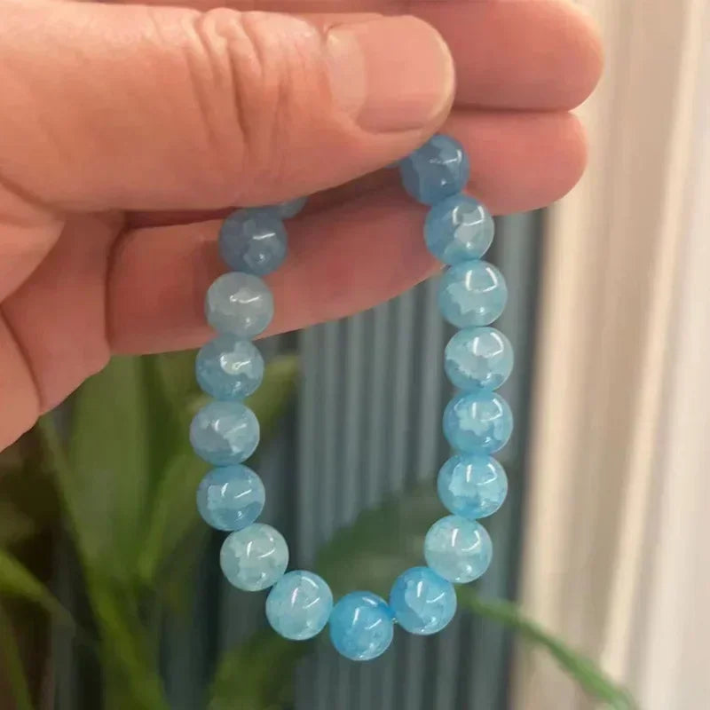 Mode Rosa Kristall Quarz Naturstein Armband Elastische Reiki Healing Energie Strang Armreifen Schmuck Perlen Liebhaber Frau Geschenk