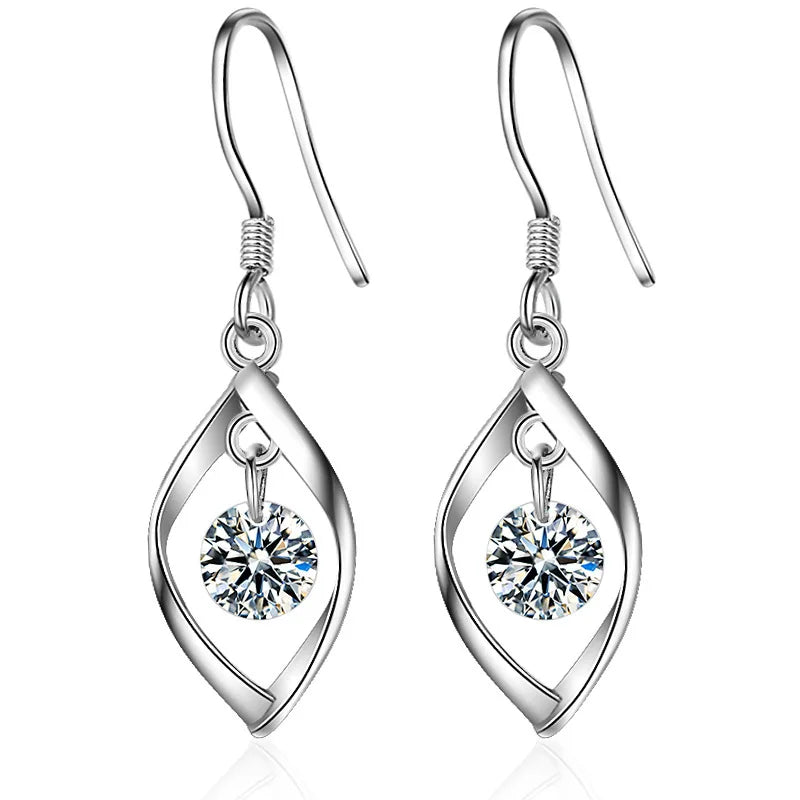 Stern-Ohrstecker aus 925er-Sterlingsilber, AAA-Zirkon, hohe Qualität für Damen, Ohrring, Hochzeit, Modeschmuck, Accessoires, Party-Geschenk