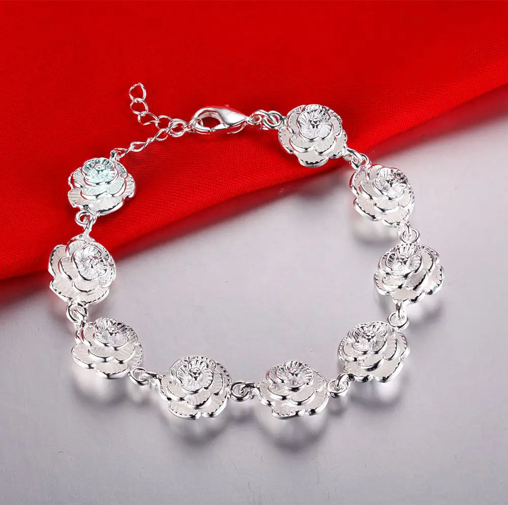 Armband aus 925er-Sterlingsilber, Herz, hochwertige romantische Kette für Damen und Herren, modisch, Verlobungsfeier, Hochzeit, Schmuck, Geschenk
