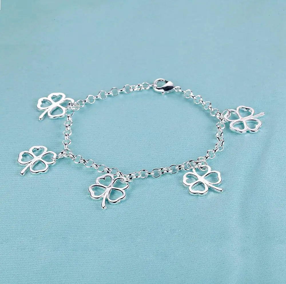 Armband aus 925er-Sterlingsilber, Herz, hochwertige romantische Kette für Damen und Herren, modisch, Verlobungsfeier, Hochzeit, Schmuck, Geschenk