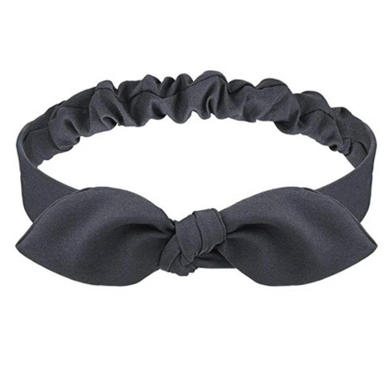 Neue Boho Frauen Weiche Solid Print Stirnbänder Vintage Kreuz Knoten Elastische Haarbänder Turban Bandanas Mädchen Haar Bands Haar Zubehör