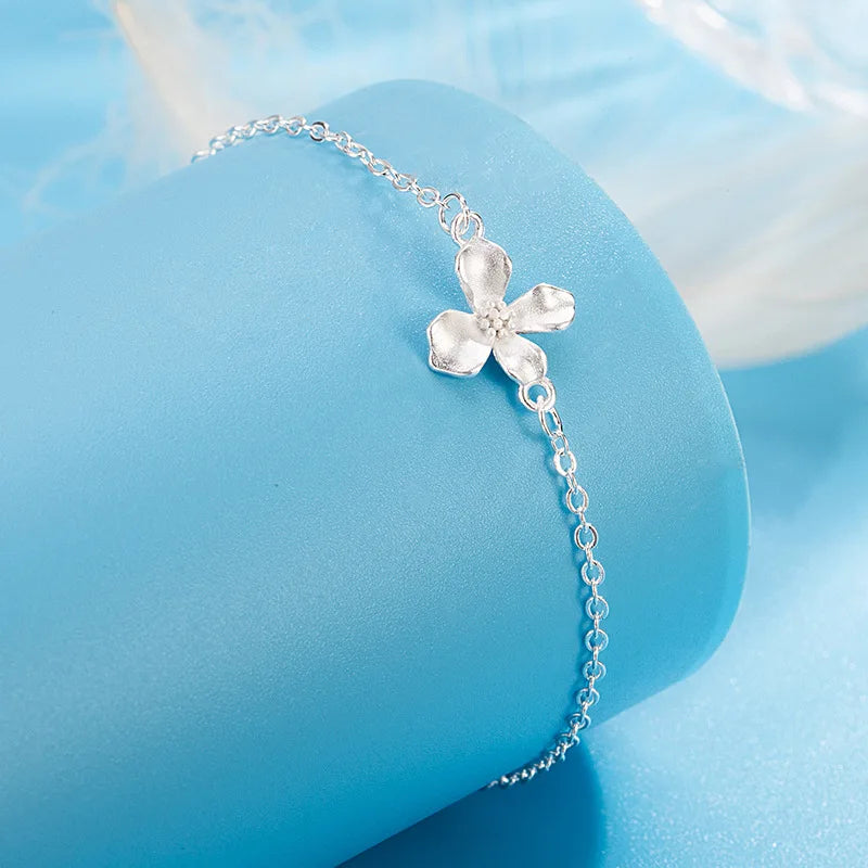 Panjbj sterling silber linie extrem feines armband für frauen lieben haert perle koreanisch ins süßes schmuck geschenk drops hipping