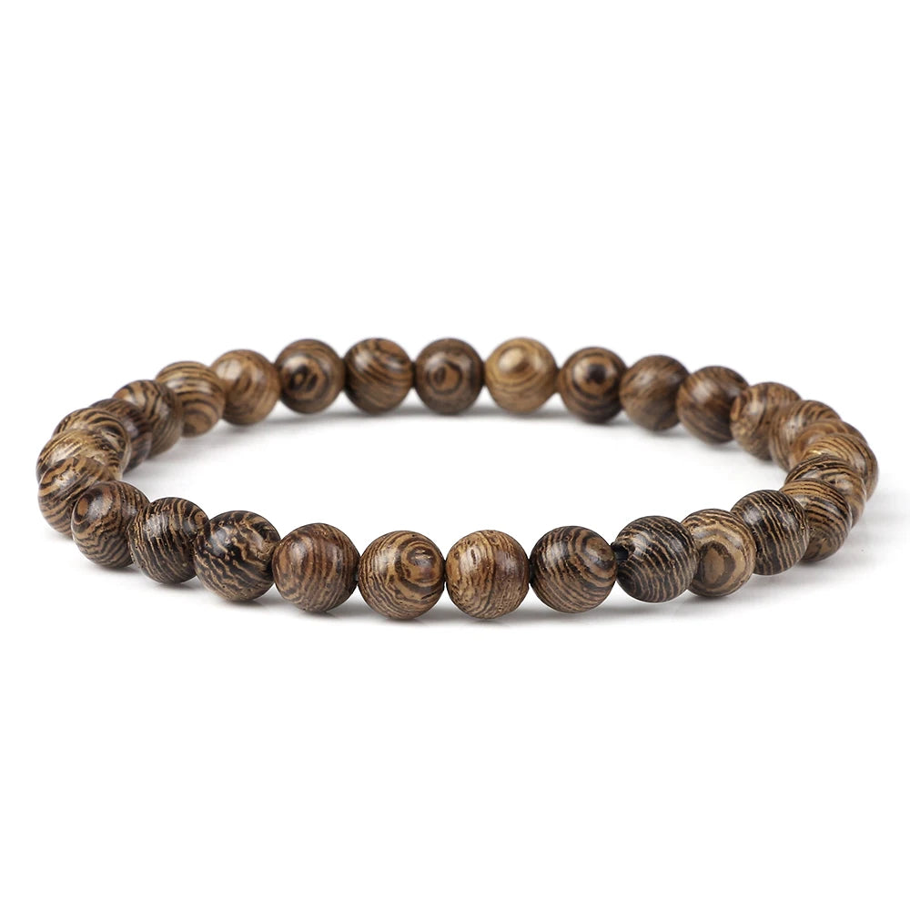 6/8/10/12mm Natürliche Holz Perlen Armband Lama Mönch Tibetischen Buddhismus Rosenkranz Armreifen Frauen Mann meditation Gebet Handgemachten Schmuck