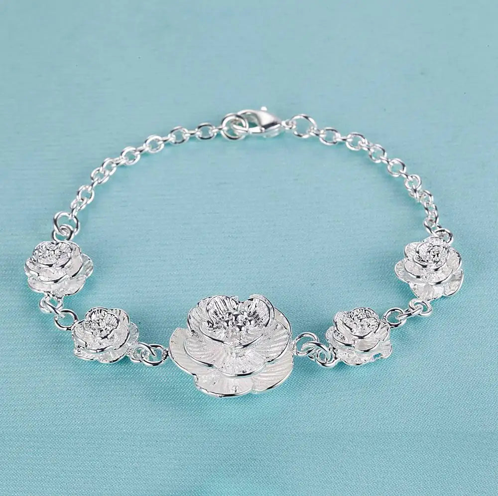Armband aus 925er-Sterlingsilber, Herz, hochwertige romantische Kette für Damen und Herren, modisch, Verlobungsfeier, Hochzeit, Schmuck, Geschenk