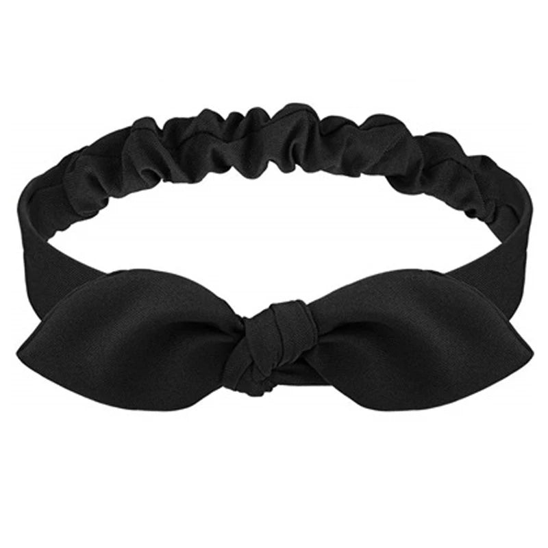 Neue Boho Frauen Weiche Solid Print Stirnbänder Vintage Kreuz Knoten Elastische Haarbänder Turban Bandanas Mädchen Haar Bands Haar Zubehör