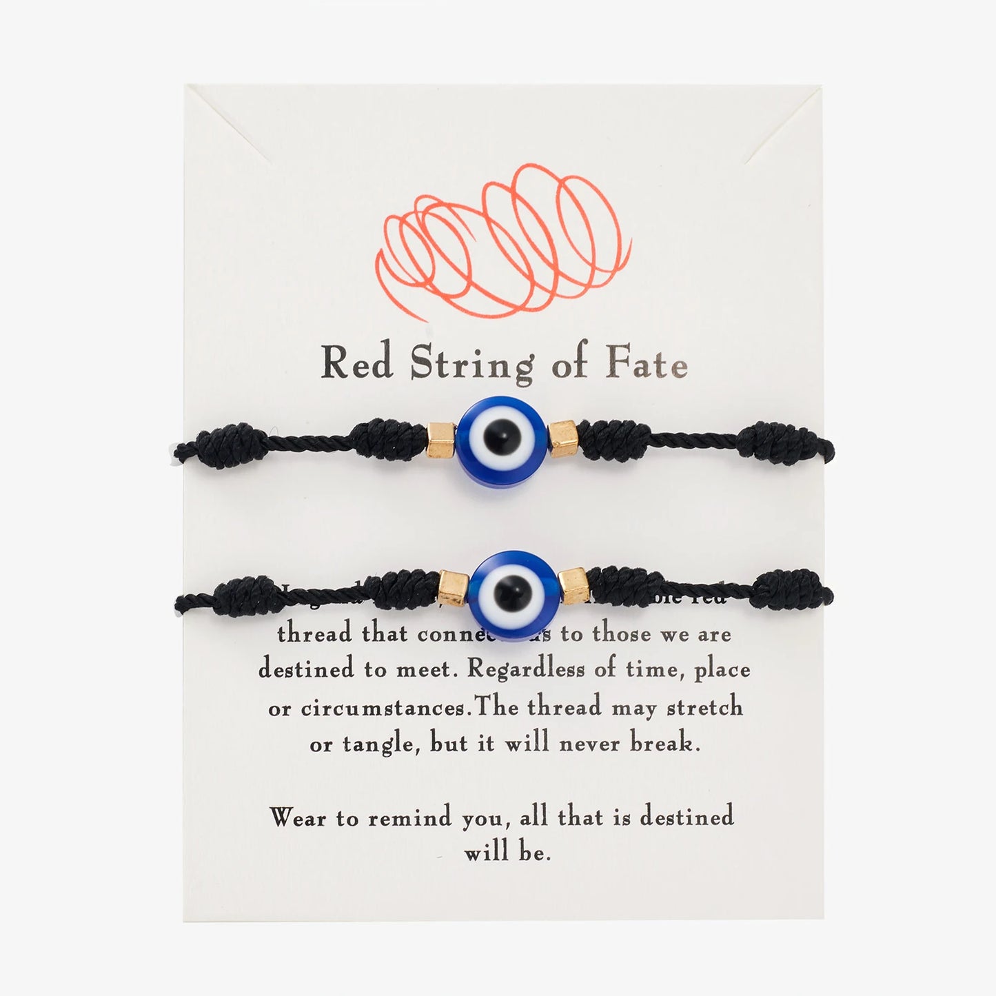 Handgefertigte geflochtene Lucky 7-Knoten-Armbänder mit roter Schnur für Damen und Herren, türkisches blaues böses Auge-Armband, Freundschaftspaar, Schmuck, Geschenke