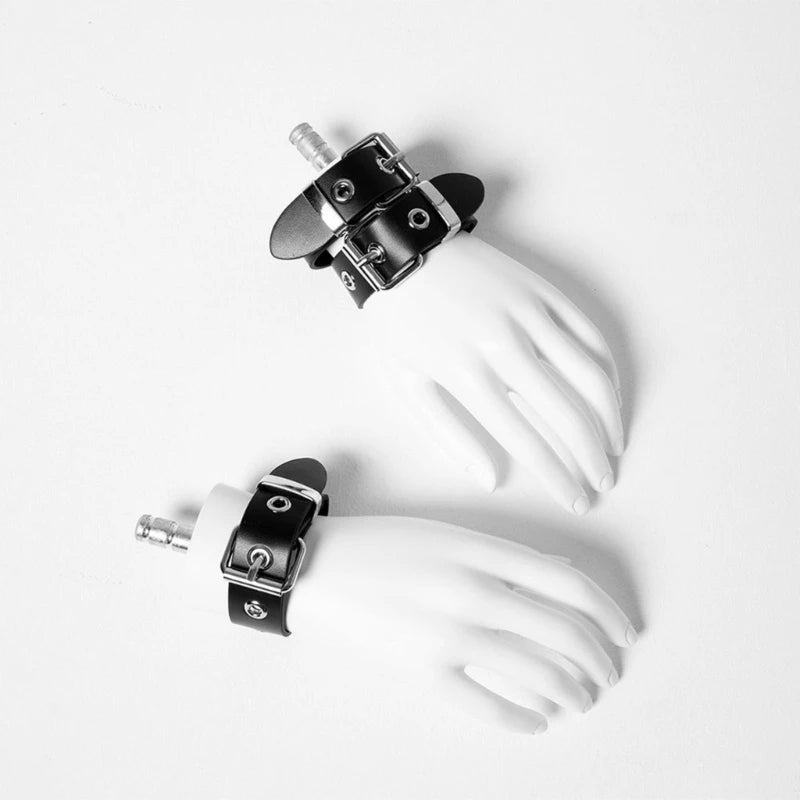 Coole Punk-Armbänder für Männer und Frauen, Retro-Armband, verstellbare Handgelenk-Gürtelschnalle, Manschettenarmband für Party,
