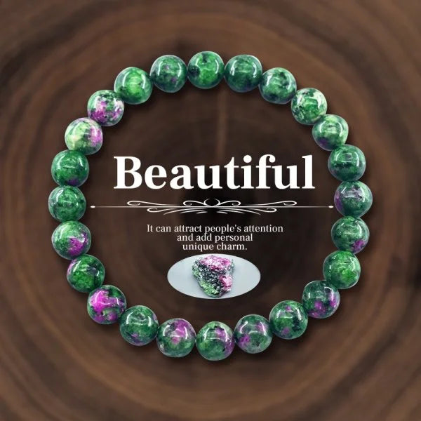 Naturstein Geld anziehen Reichtum Gesundheit Puls Hämatit Perlen Armband für Frauen Männer Party Schmuck Zubehör Geschenke