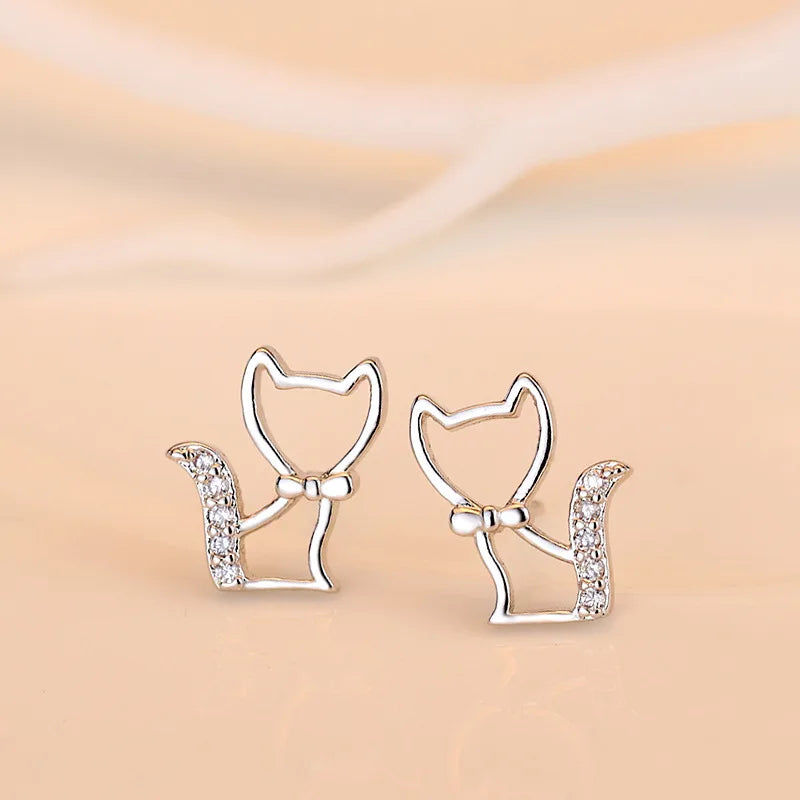 Stern-Ohrstecker aus 925er-Sterlingsilber, AAA-Zirkon, hohe Qualität für Damen, Ohrring, Hochzeit, Modeschmuck, Accessoires, Party-Geschenk
