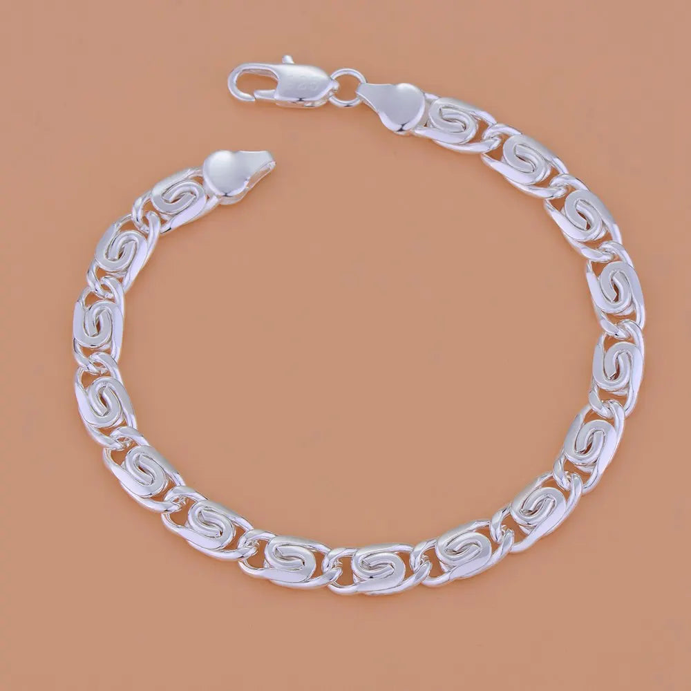 Neues Armband aus 925er-Sterlingsilber, hochwertige romantische Kette für Damen, modisch, Verlobungsfeier, Hochzeit, Schmuck, Geschenk