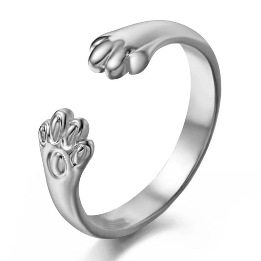 Niedliche Glückskatze-Tierringe, verstellbare Fingerringe für Männer, Liebhaber, Frauen, Dame, Mädchen, Jungen, männlich, Valentinstag, Paarschmuck
