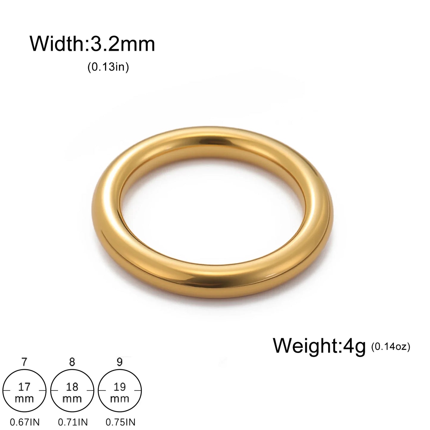 Teamer Frauen Mehrere Schichten Ringe Edelstahl Gold Farbe Klar Zirkon Finger Ring Minimalistischen Mode Schmuck Geschenk Großhandel